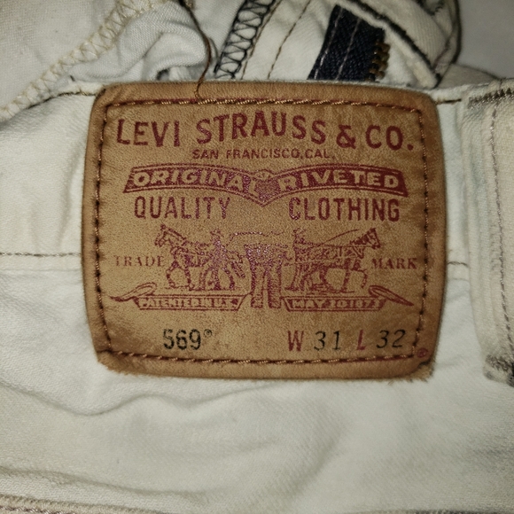 Super stained distressed bleached levi jeans Sz 31 - Picture 14 of 16